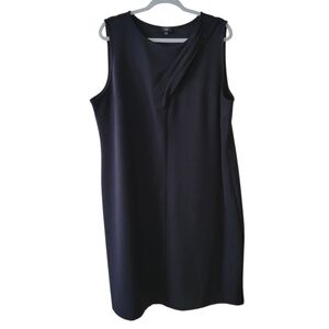 Talbots Black Sleeveless Sheath Dress Size 22W
